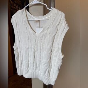 Thread and supply sweater vest